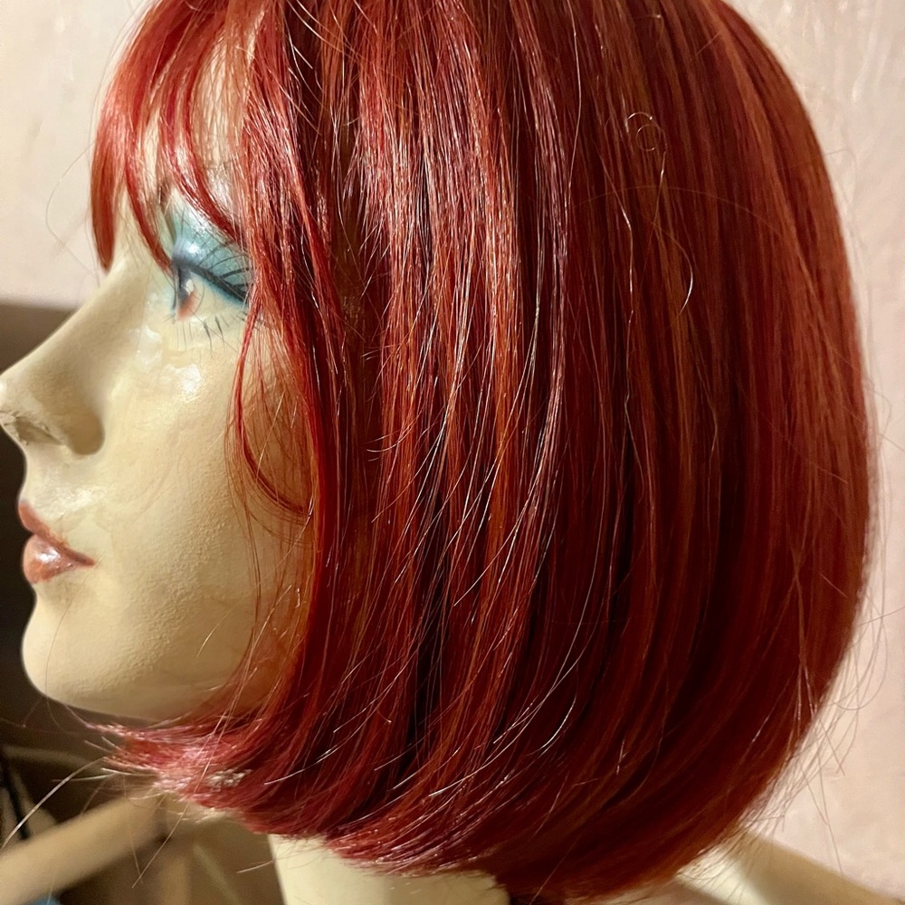 Red Bob Wig